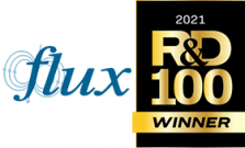 flux logo next to R&D 100 logo