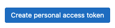Create Personal access token button screenshot