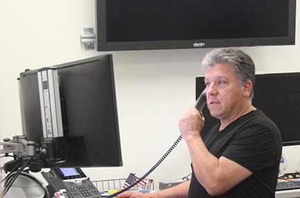Jorge Palomo at the hotline