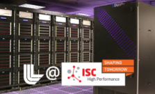 Ruby supercomputer and ISC logo