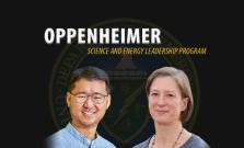 Oppenheimer awards announcement with picture of Kathryn and Yong