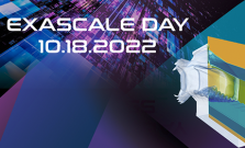 A graphic with the text "Exascale Day 10.18.2022"