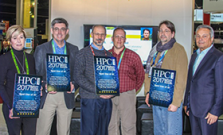 People receiving HPCWire awards