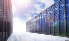 Hybrid Cloud Computing concept photo