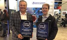 Bronis accepts HPCWire Award