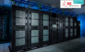 ISC logo and supercomputer