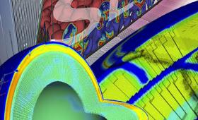 Sequoia with simulation, image, largely for decoration