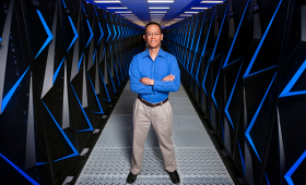 Barry Chen in front of Sierra