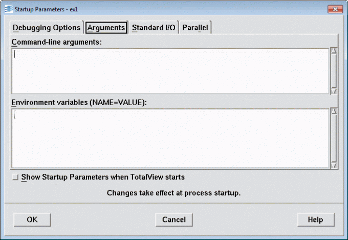 Start up Arguments