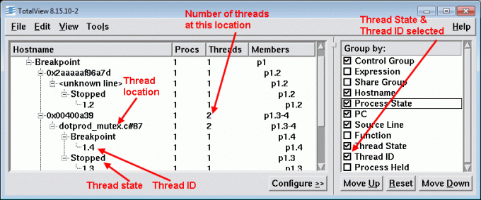 Root tread Window