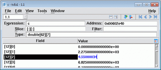 Edit Variable data