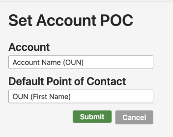 Anonymized screenshot of step 2 in the process