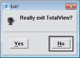 Exit dialog Box