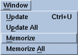 Window-Memorize Window-Memorize
