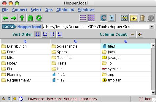 The Hopper application