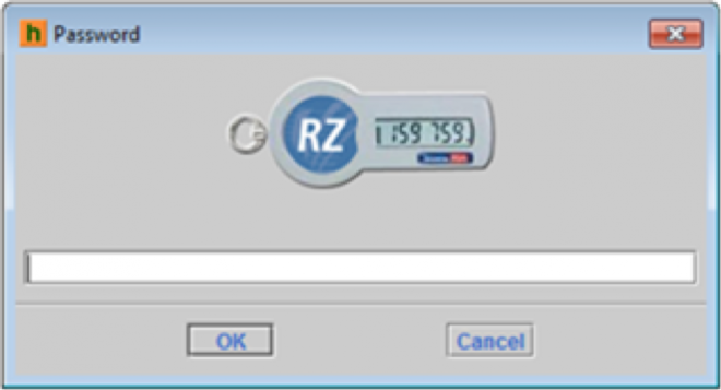 RZ Token dialog