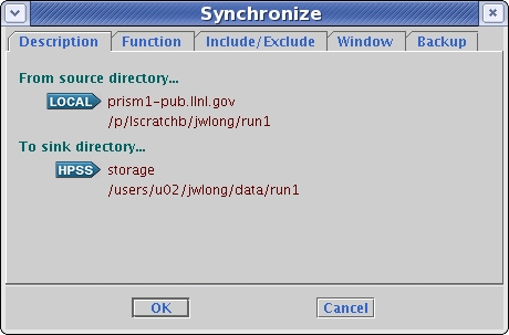 Synchronize description tab